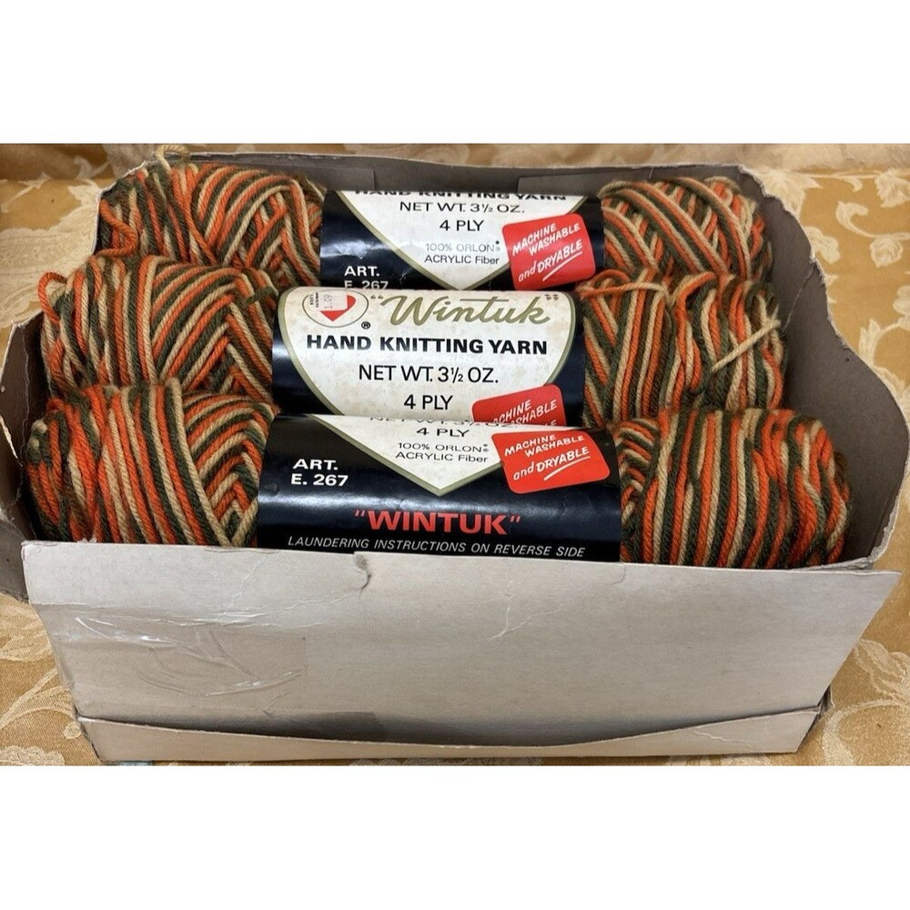 Red Heart Wintuk E.267 100% Acrylic Yarn Lot NWB